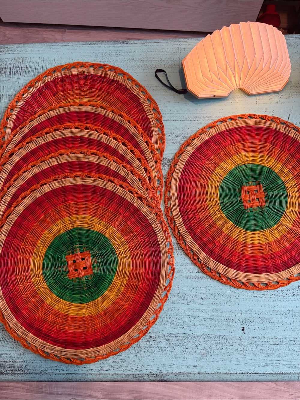 Vintage Fall Placemats Set of Six